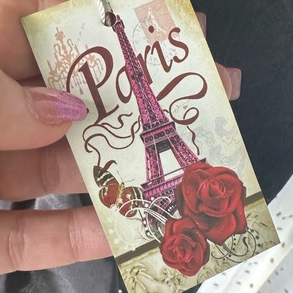 Paris Designer NWT Embroidered Lace Jacquard Mini Shift Dress Unique Boho S - Picture 7 of 7